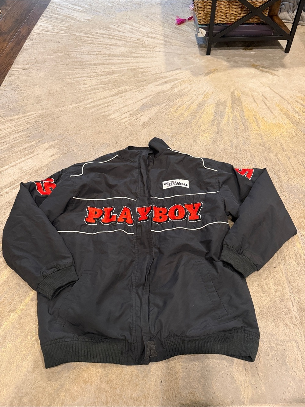 Playboy × Streetwear × Vintage RARE PLAYBOY RACING JACKET size‎ S in EUC